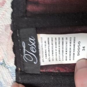 Black and Red Bustier